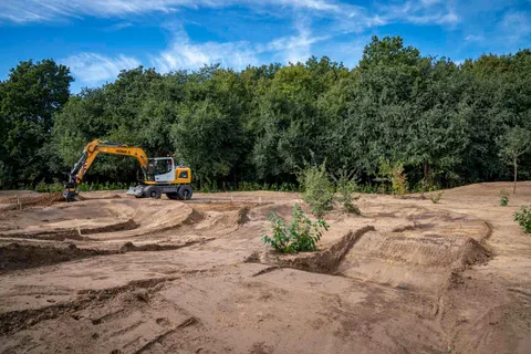 Aanleg van het bikepark, foto 27