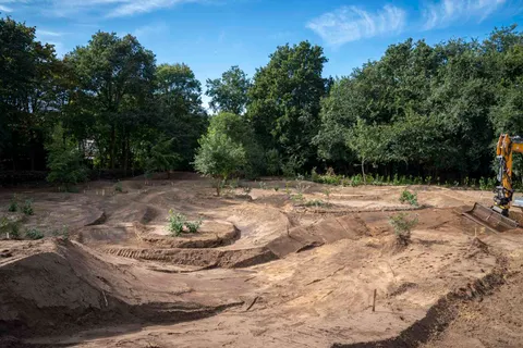 Aanleg van het bikepark, foto 28