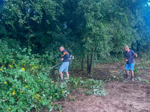Aanleg van het bikepark, foto 3
