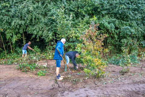 Aanleg van het bikepark, foto 5