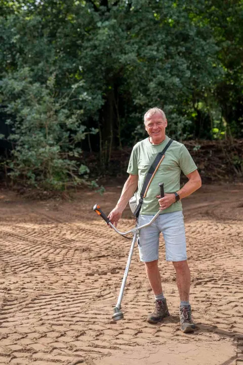 Aanleg van het bikepark, foto 2