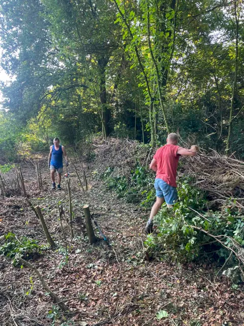 Aanleg van het bikepark, foto 1