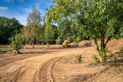 Aanleg van het bikepark, foto 10