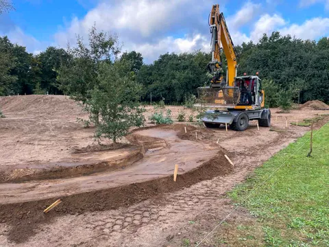 Aanleg van het bikepark, foto 20