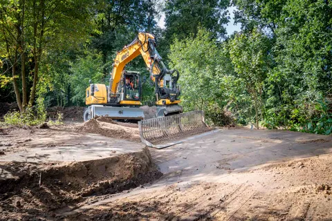 Aanleg van het bikepark, foto 19
