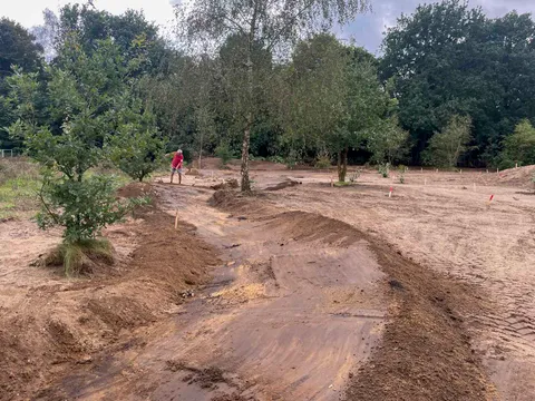 Aanleg van het bikepark, foto 18