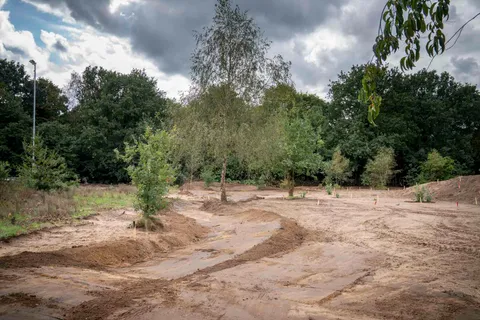 Aanleg van het bikepark, foto 24