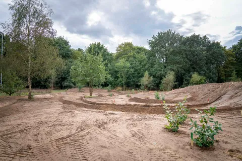 Aanleg van het bikepark, foto 29
