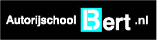 logo autorijschool Bert 2015-zwart ondergrond-klein
